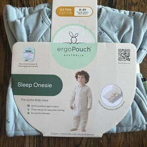 Ergo pouch sleep onesie 2.5 tog 2-3y blue dragonfly